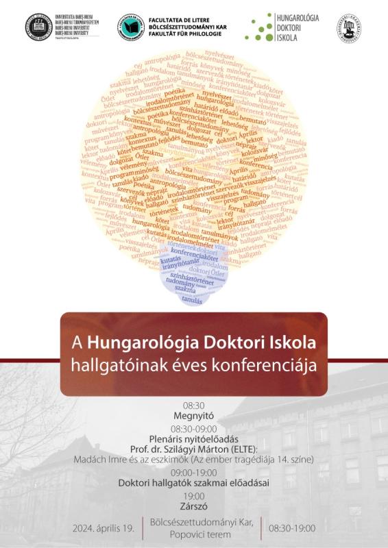 A Hungarológia Doktori Iskola éves hallgatói konferenciája A Hungarológia Doktori Iskola éves hallgatói konferenciája